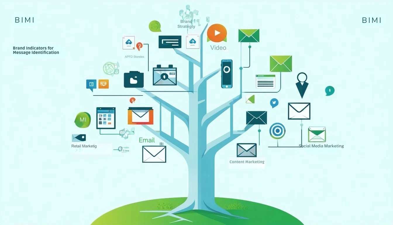 BIMI lub Brand Indicators for Message Identification służy jako fundamentalny pień drzewa strategii marketingowej, zapewniając solidne ramy dla rozpoznawalności marki i zaufania w komunikacji cyfrowej.